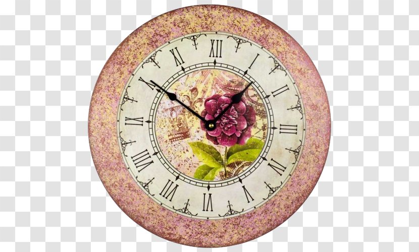 Clock - Wall - Pink Transparent PNG