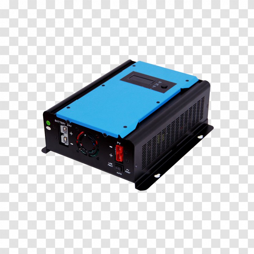 Power Inverters Battery Charger Electronics Electronic Component Amplifier - Solar Inverter Transparent PNG