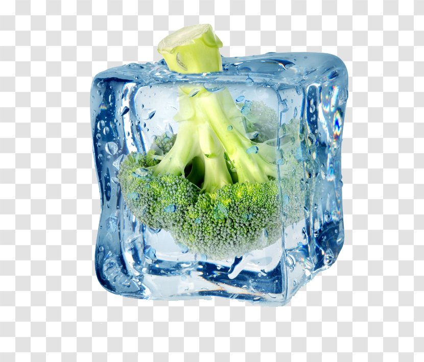 Juice Nutrient Freezing Frozen Vegetables - Liquid - Cauliflower Ice Transparent PNG