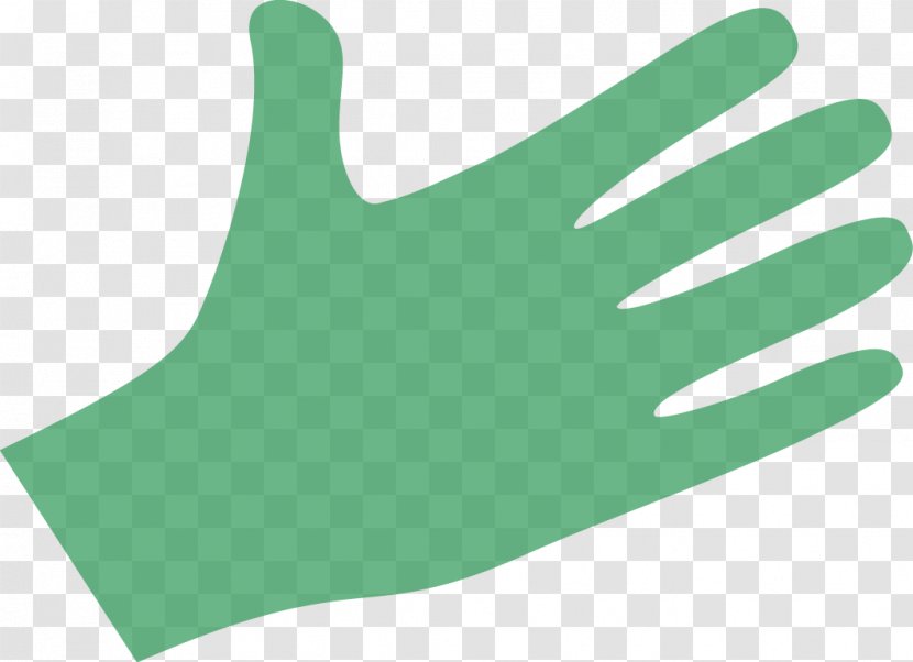 Thumb Hand Model Green - Safety Glove - 世界地圖 Transparent PNG