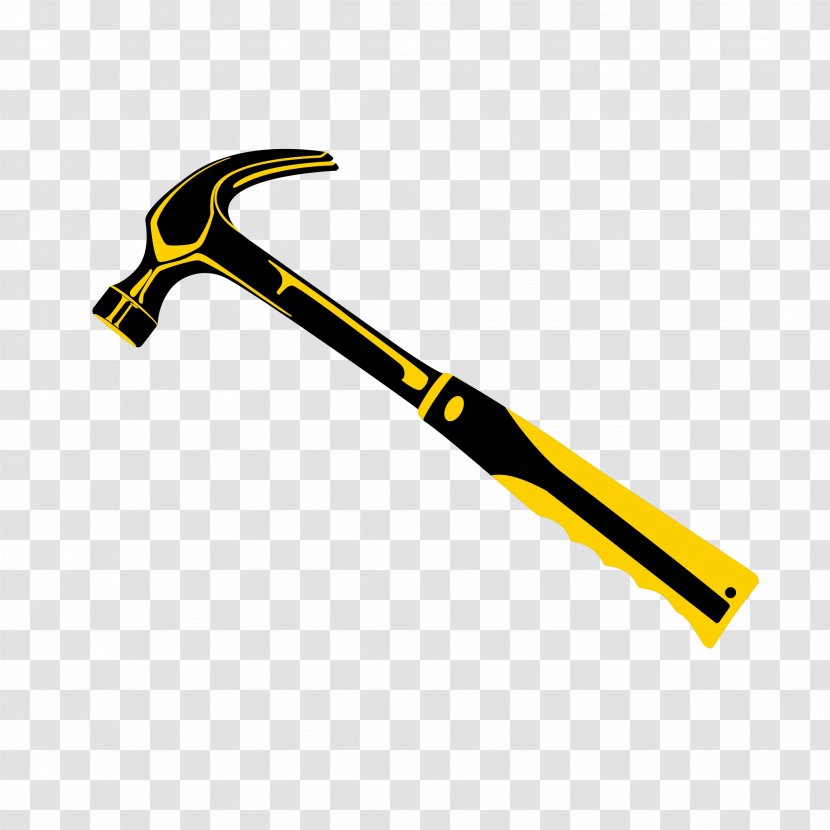 Hammer Tool - Wrench - Small Yellow Transparent PNG
