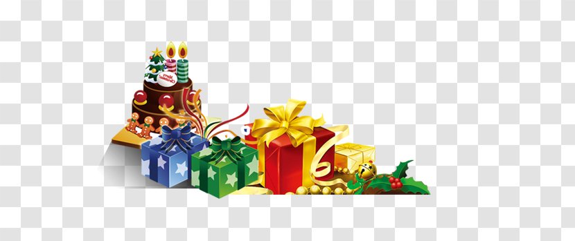 Gift Cake - Christmas - And Transparent PNG