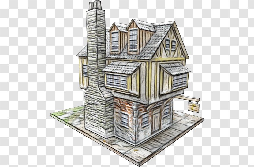 Property House Home Architecture Building - Roof - Cottage Log Cabin Transparent PNG