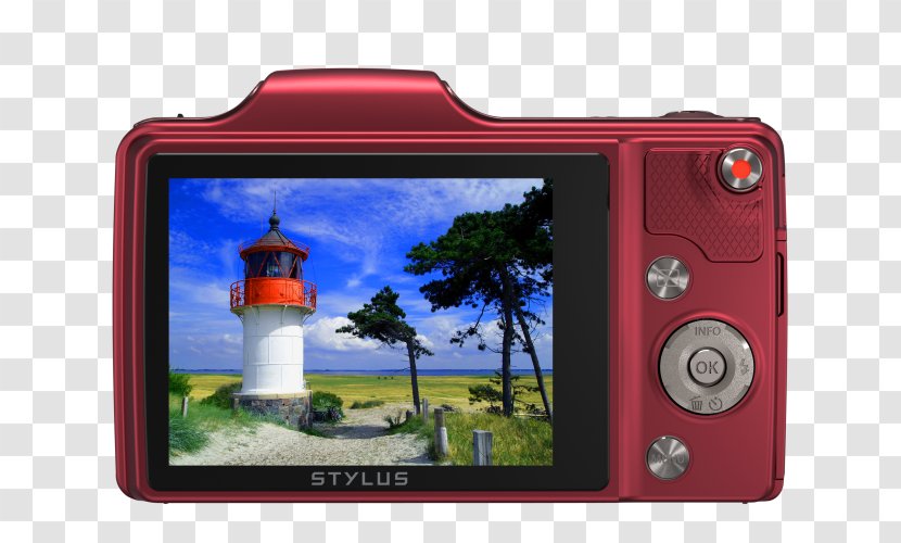 Mirrorless Interchangeable-lens Camera Olympus STYLUS Traveller SZ-15 Zoom Lens - Wideangle Transparent PNG