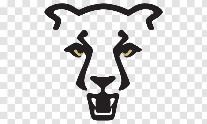 University Of Colorado Springs Boulder Fort Lewis College Colorado-Colorado Mountain Lions Men's Basketball - Black And White - Lion Transparent PNG