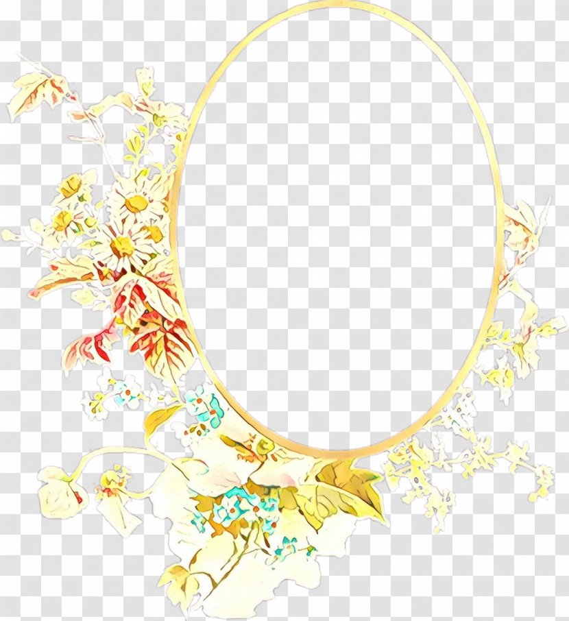 Flower Line - Yellow - Jewellery Transparent PNG