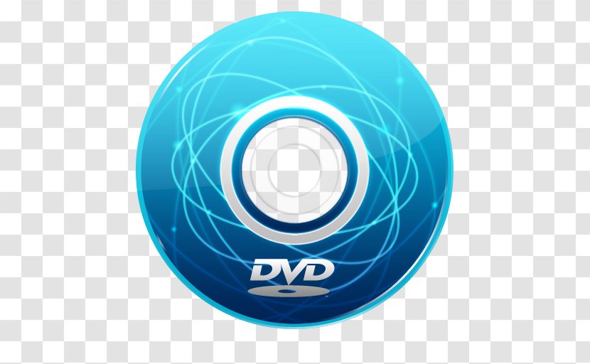 DVDxb1R ICO Icon - Blue - DVD Material Transparent PNG