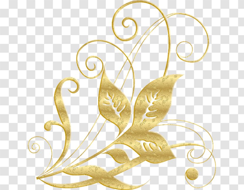Ornament Graphic Design Decorative Arts - Golden Transparent PNG