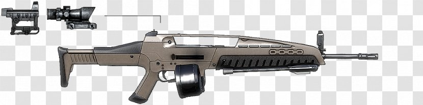 Battlefield: Bad Company 2: Vietnam Battlefield 3 Heckler & Koch XM8 PlayStation - Light Machine Gun - Weapon Transparent PNG