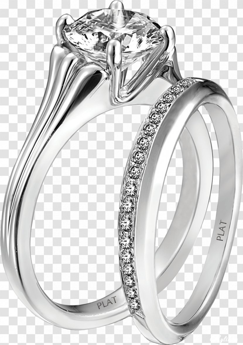Wedding Ring Jewellery Gemstone Silver - Bride - Rings Transparent PNG