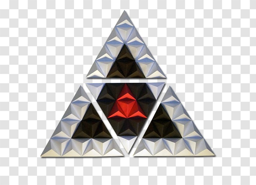 Triangle Symmetry Pattern - Diamond Triangular Pieces Transparent PNG