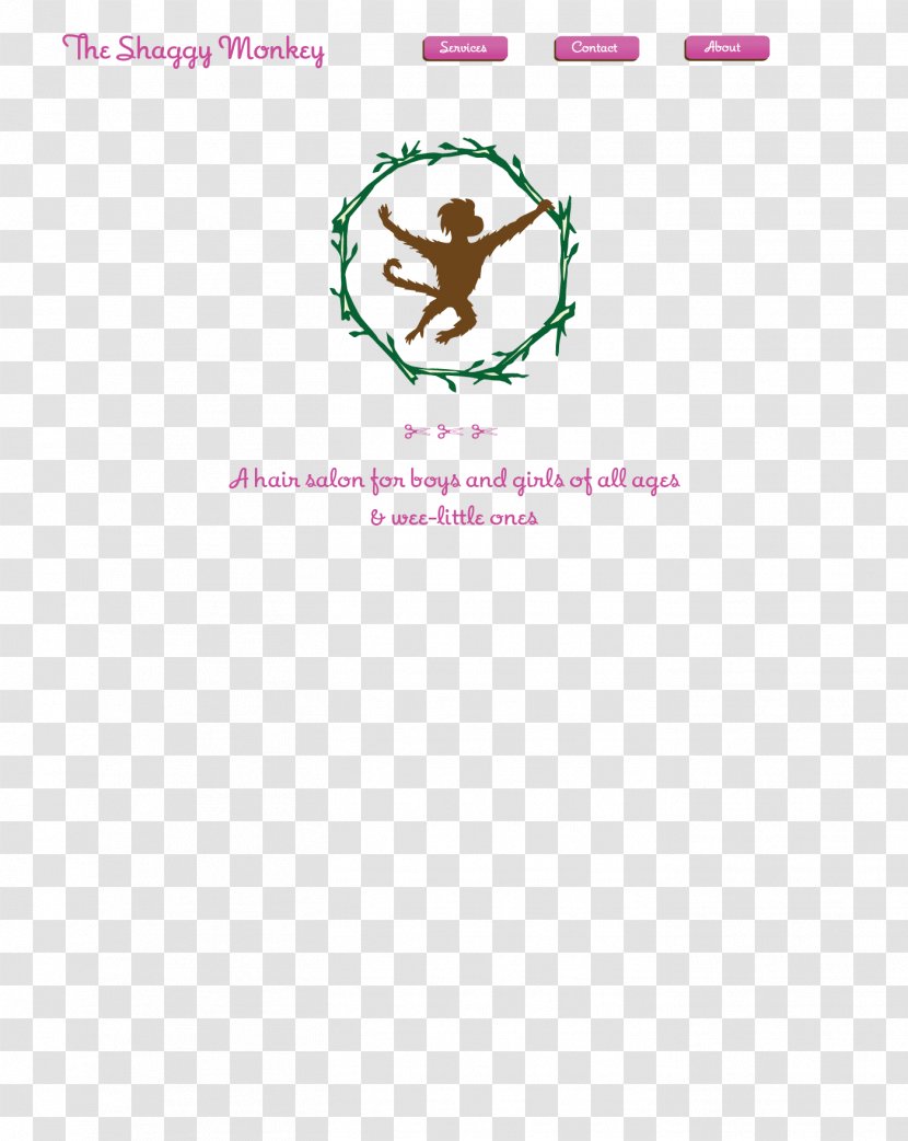 Logo Brand Pink M Animal Font - Line Transparent PNG