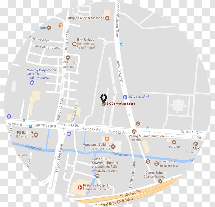 One9Five Asoke-Rama9 (วันไนน์ไฟว์ อโศก – พระราม 9) Rama IX Road Condominium Real Estate - Huai Khwang District - Asean Map Transparent PNG