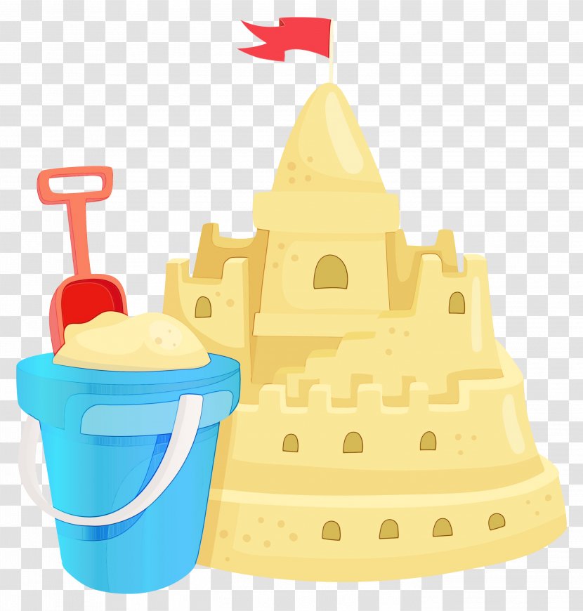 Castle Cartoon - Watercolor - Play Toy Transparent PNG