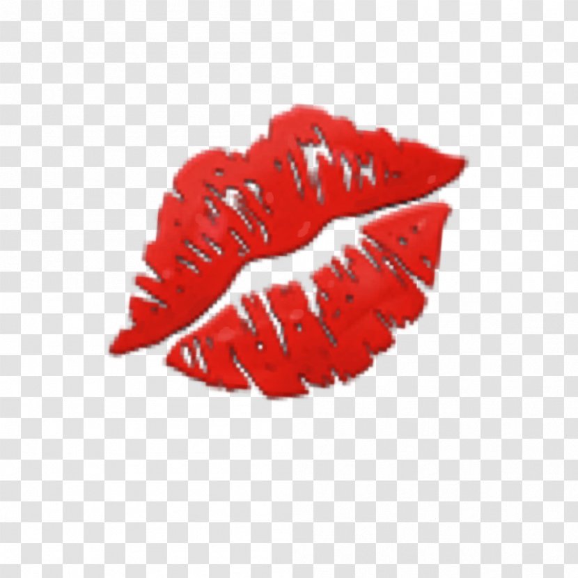 Emoji Iphone Kiss - Emoticon - Lipstick Mouth Transparent PNG.