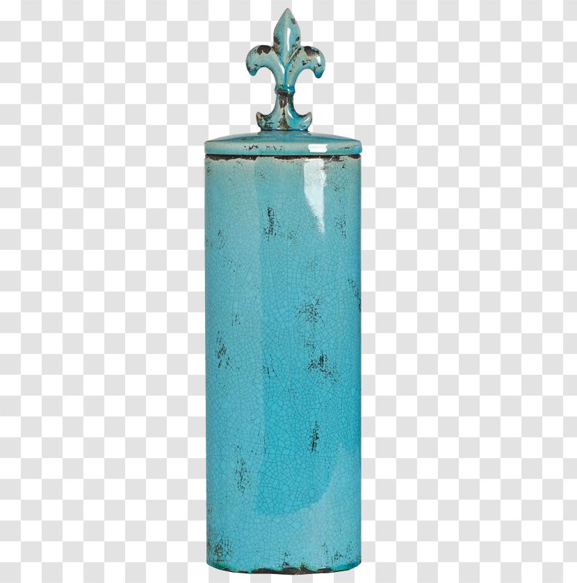 Turquoise Cylinder - Flask - Aqua Transparent PNG