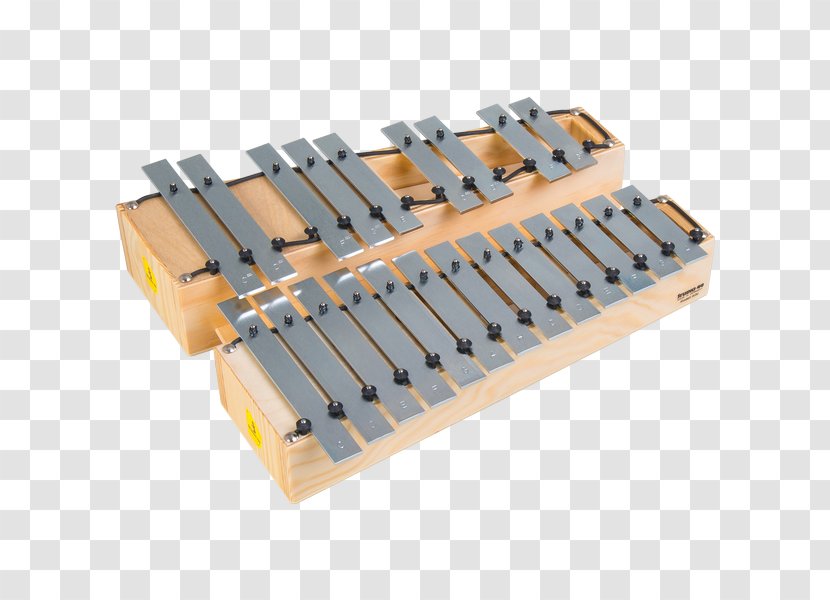 Glockenspiel Xylophone Musical Instruments Percussion Mallet - Flower - Wooden Table Transparent PNG