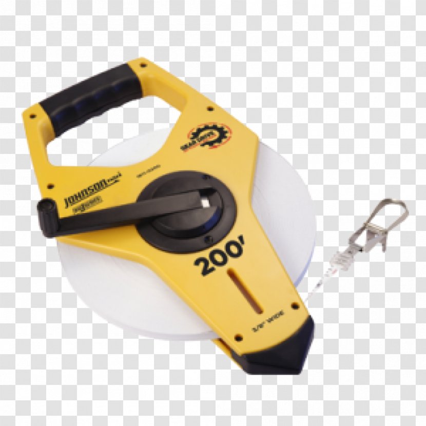 Tool Tape Measures Laser Levels Bubble Measurement - Yellow - Measuring Transparent PNG