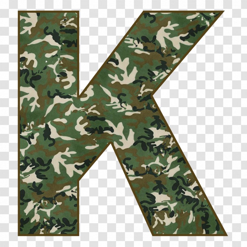 Letter Alphabet Military Camouflage - Spelling Transparent PNG
