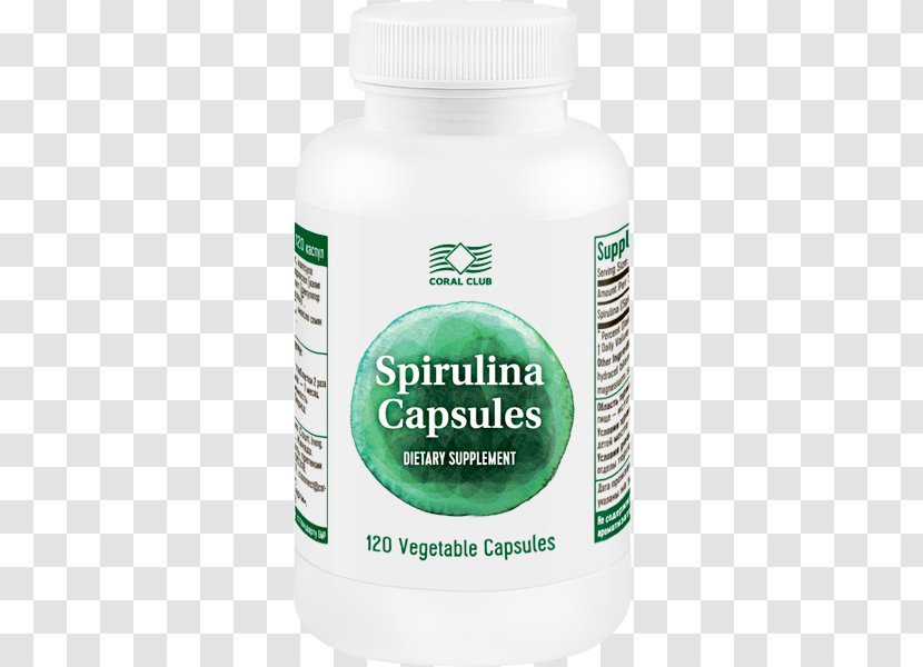 Dietary Supplement Spirulina Coral Club International Tablet Vitamin - Chlorella Transparent PNG