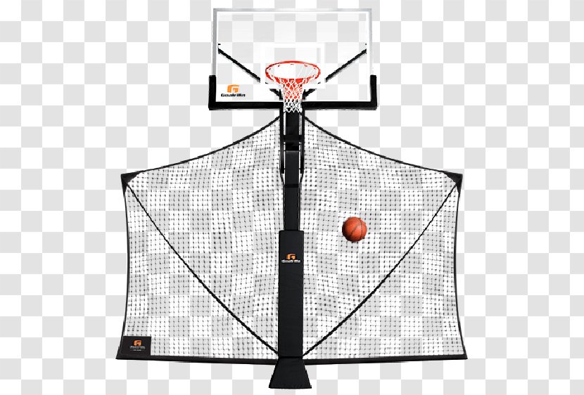 Goalrilla Basketball Yard Guard Deluxe Pole Pad Backboard - Diagram - Nine Player Court Positions Transparent PNG