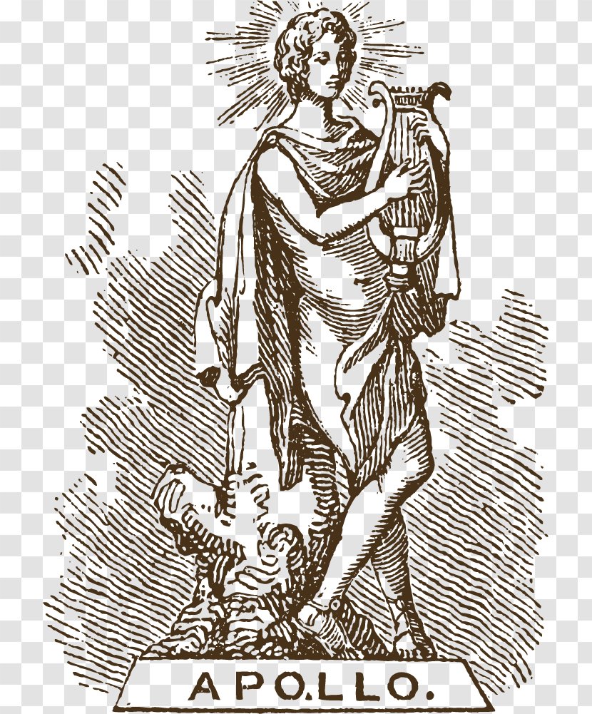 Apollo Greek Mythology Artemis Hera Deity - Heart - Harp Goddess Transparent PNG