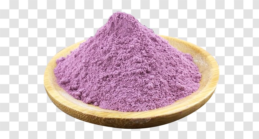 Purple Powder Sweet Potato Flour - Starch - Natural Nutritious Transparent PNG
