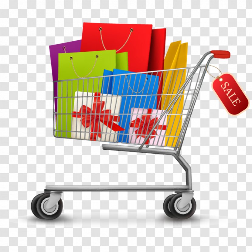 Shopping Cart Bags & Trolleys Stock Photography Transparent PNG