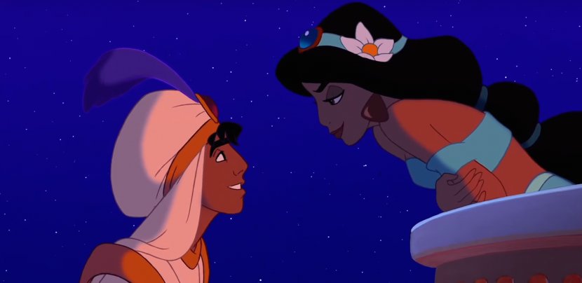 Princess Jasmine Aladdin Genie A Whole New World - Sky Transparent PNG