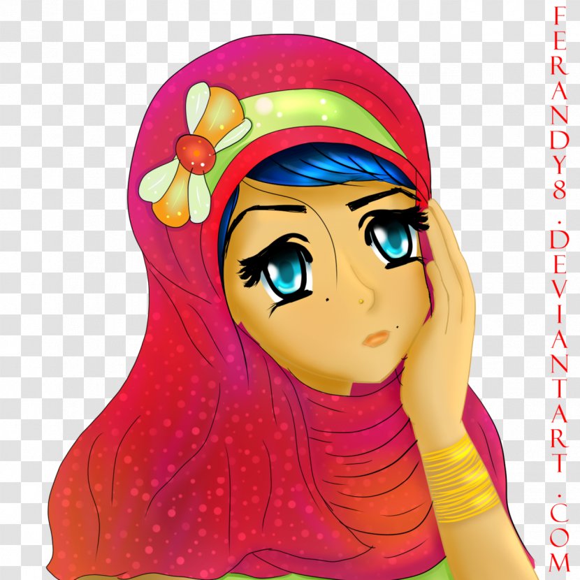 Cartoon Muslim Islam Animaatio - Flower Transparent PNG