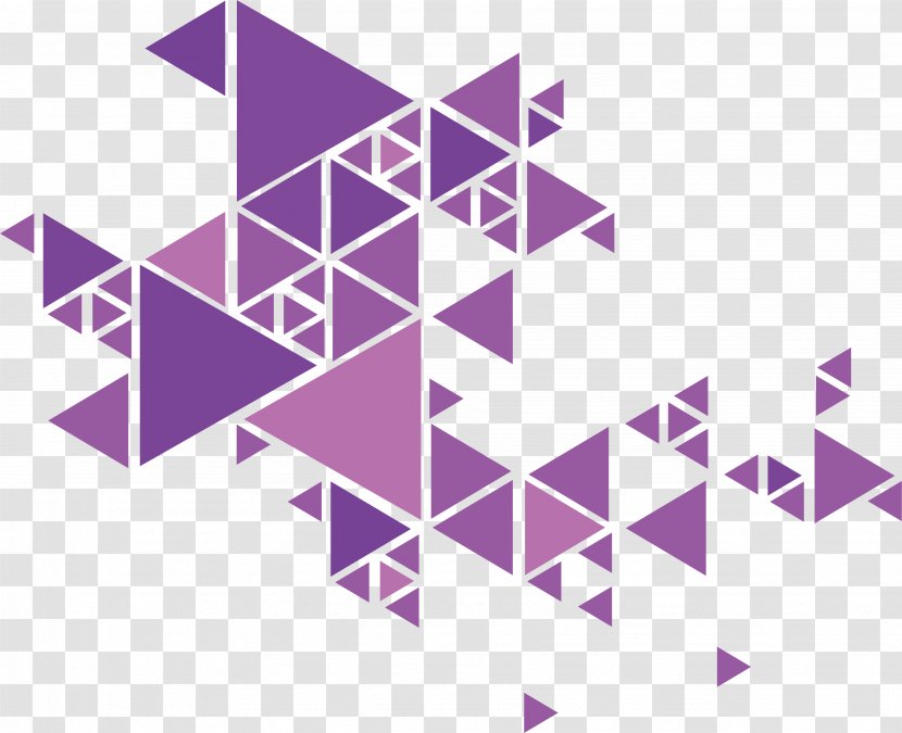 Kiev Oblast Poster Art - Purple Triangle Transparent PNG