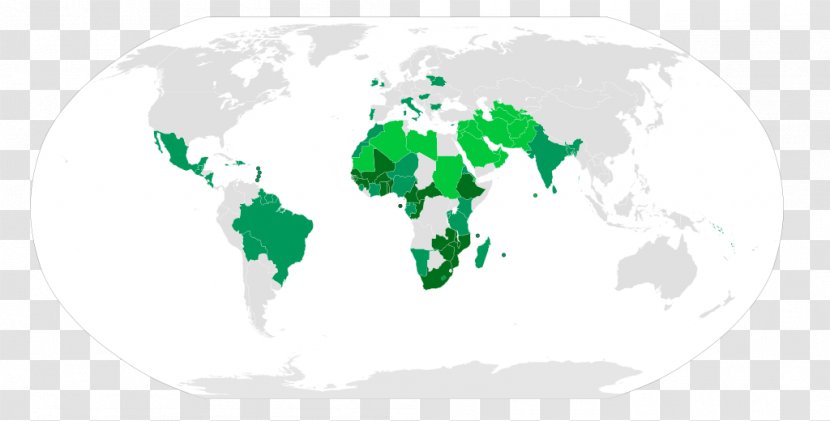 World Map Globe Vector - Green Flag Transparent PNG