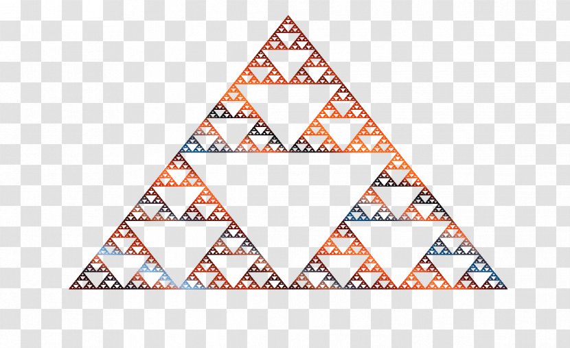 Sierpinski Triangle Fractal Flame Mathematics - Symmetry Transparent PNG