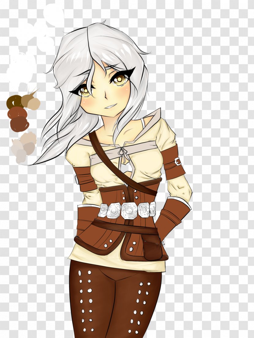 The Witcher 3: Wild Hunt Drawing Ciri - Silhouette Transparent PNG