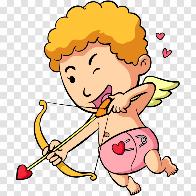 Vector Graphics Valentine's Day Love Cupid Image - Frame - Angel Ornament Transparent PNG