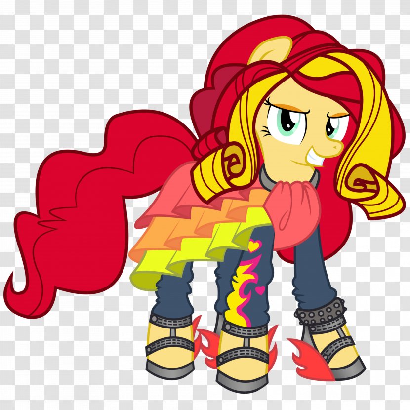 Sunset Shimmer Rainbow Dash Pinkie Pie Applejack Rarity - My Little Pony Equestria Girls Rocks Transparent PNG