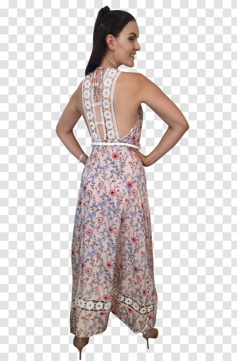 Shoulder Dress Sleeve Clothing Waist - Maxi Transparent PNG