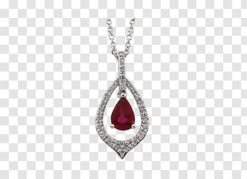 Ruby Necklace Earring Locket Charms & Pendants - Gemstone - Bridal Sets Transparent PNG