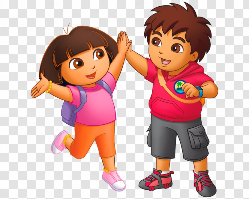 Baby Jaguar Diego, Dora & Friends Swiper - Cartoon - Peppa Dinasaour Transparent PNG