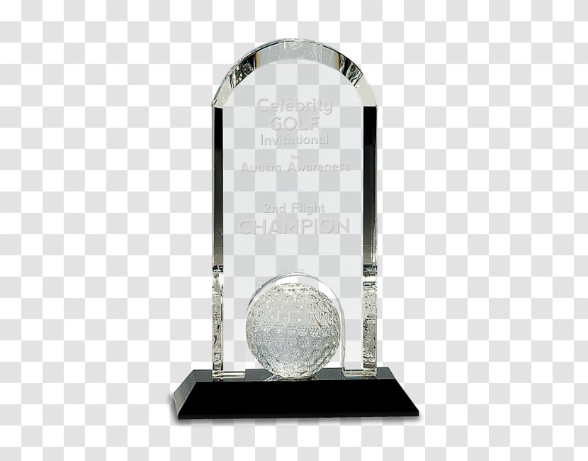 Trophy Golf Balls Award Sport - Etching - Glass Transparent PNG
