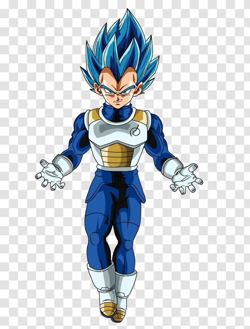 Vegeta Goku Gohan Gogeta Super Saiyan - Silhouette - Blue Transparent PNG