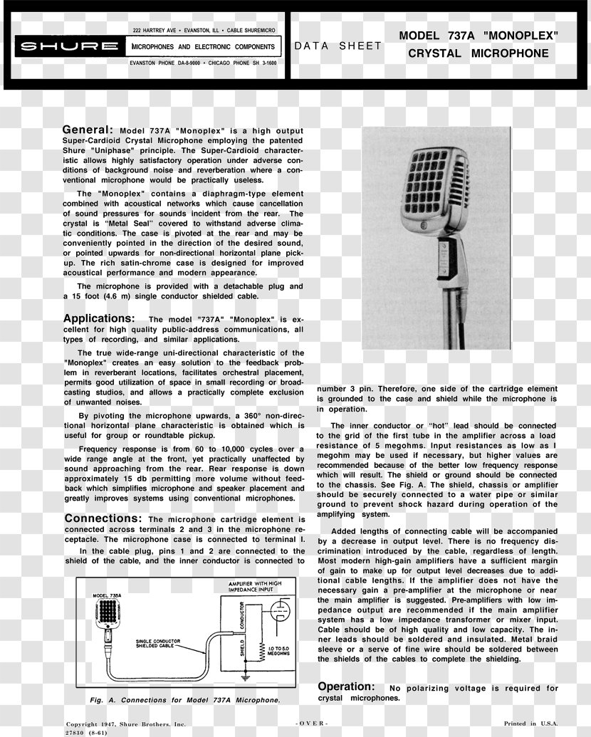 Microphone Wiring Diagram Shure 577B - Audio - SM58 Transparent PNG