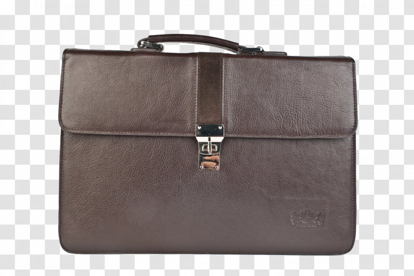 Briefcase Handbag Leather Messenger Bags - Brown Transparent PNG