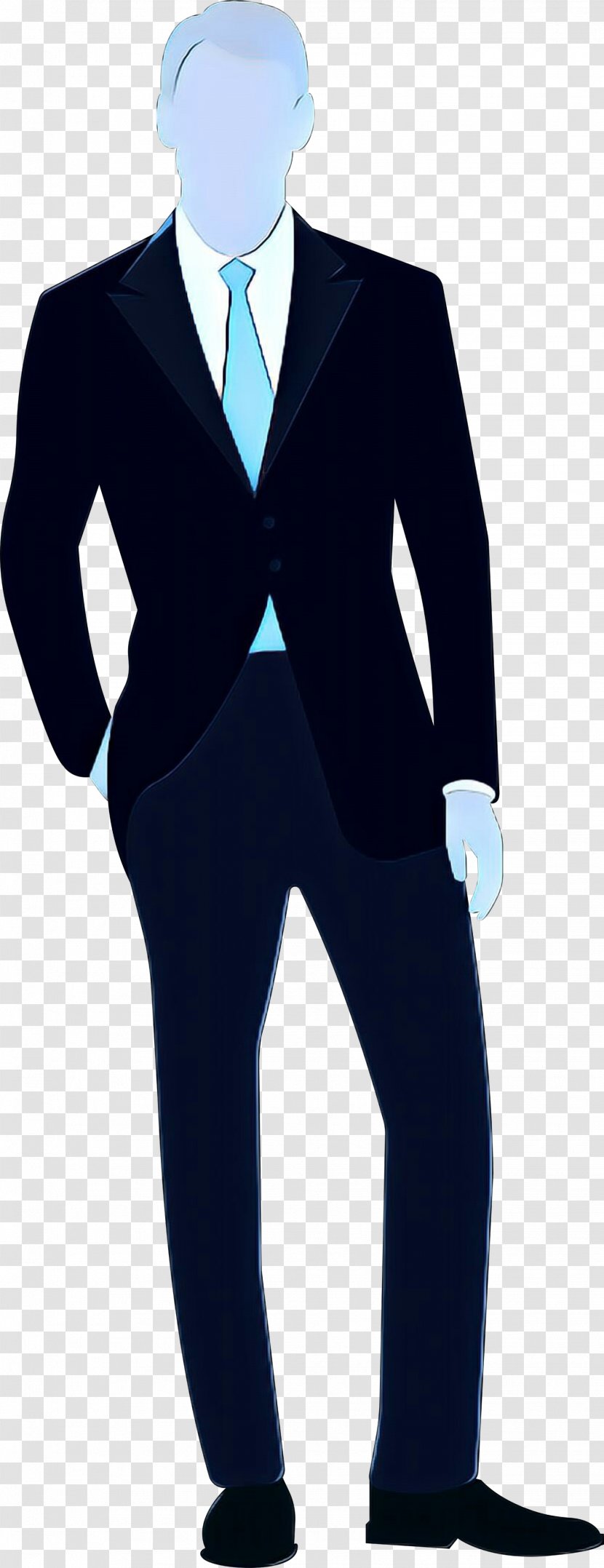 Suit Formal Wear Clothing Tuxedo Standing - Tie - Blazer Transparent PNG