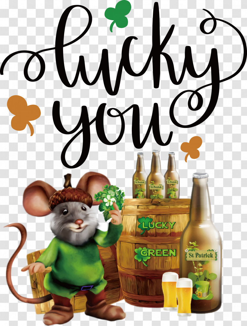 Lucky You Lucky St Patricks Day Transparent PNG