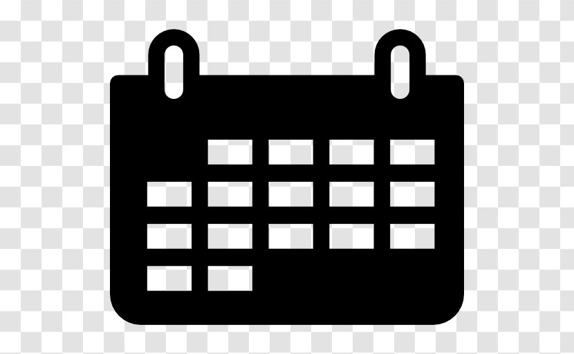 Monthly Calendar - Brand - Monochrome Transparent PNG