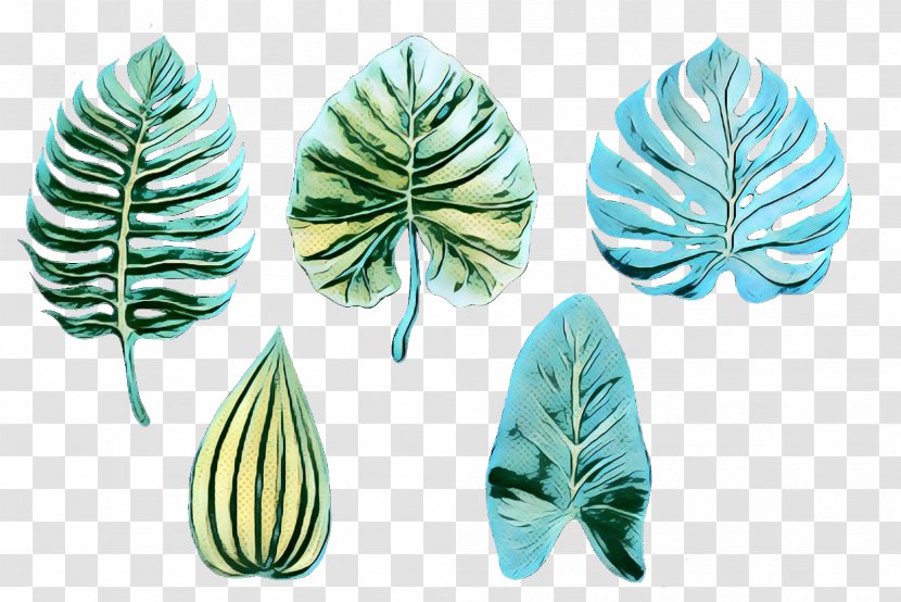 Pop Art Retro Vintage - Teal - Arrowroot Family Vascular Plant Transparent PNG