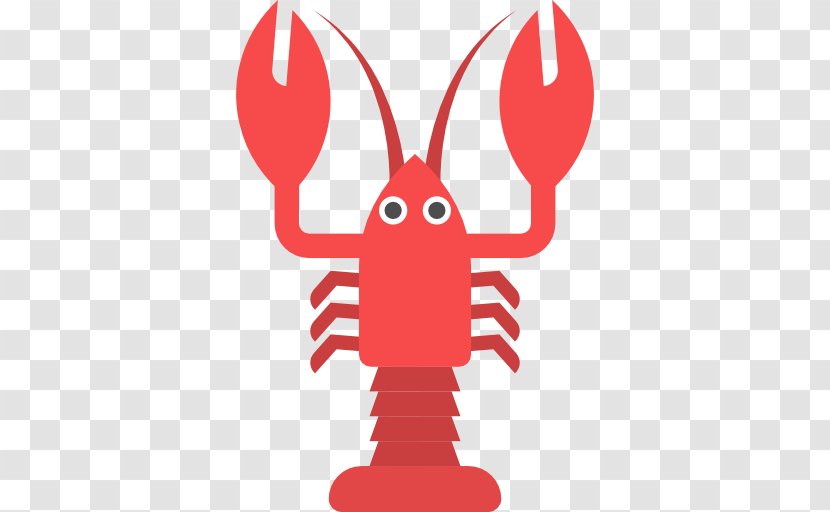 Lobster Seafood Icon - Silhouette Transparent PNG