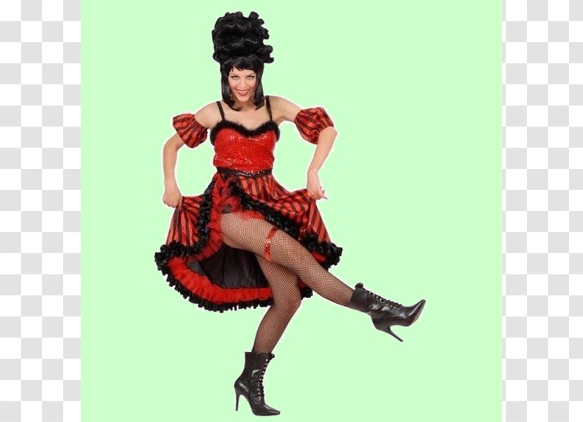 Costume Can-can French Cancan Dress Suit - Boot Transparent PNG