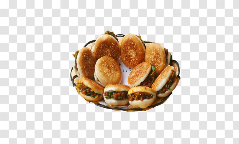 Rou Jia Mo Fast Food Dish Patty - Finger - Round Meat Rouga Transparent PNG